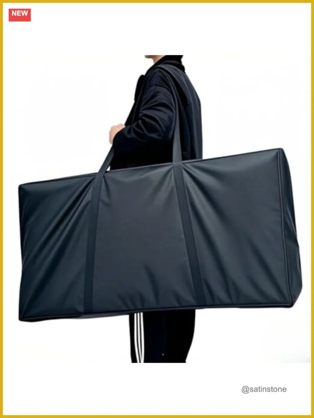 Heavy-Duty Cornhole Carrying Case for 2 Regulation Boards, Waterproof Tote with